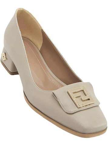 Limoya Slingback Pumps 'Damen-Absätze' in Beige: front
