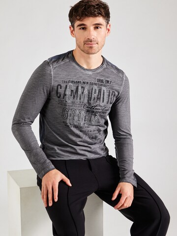 T-Shirt CAMP DAVID en gris : devant