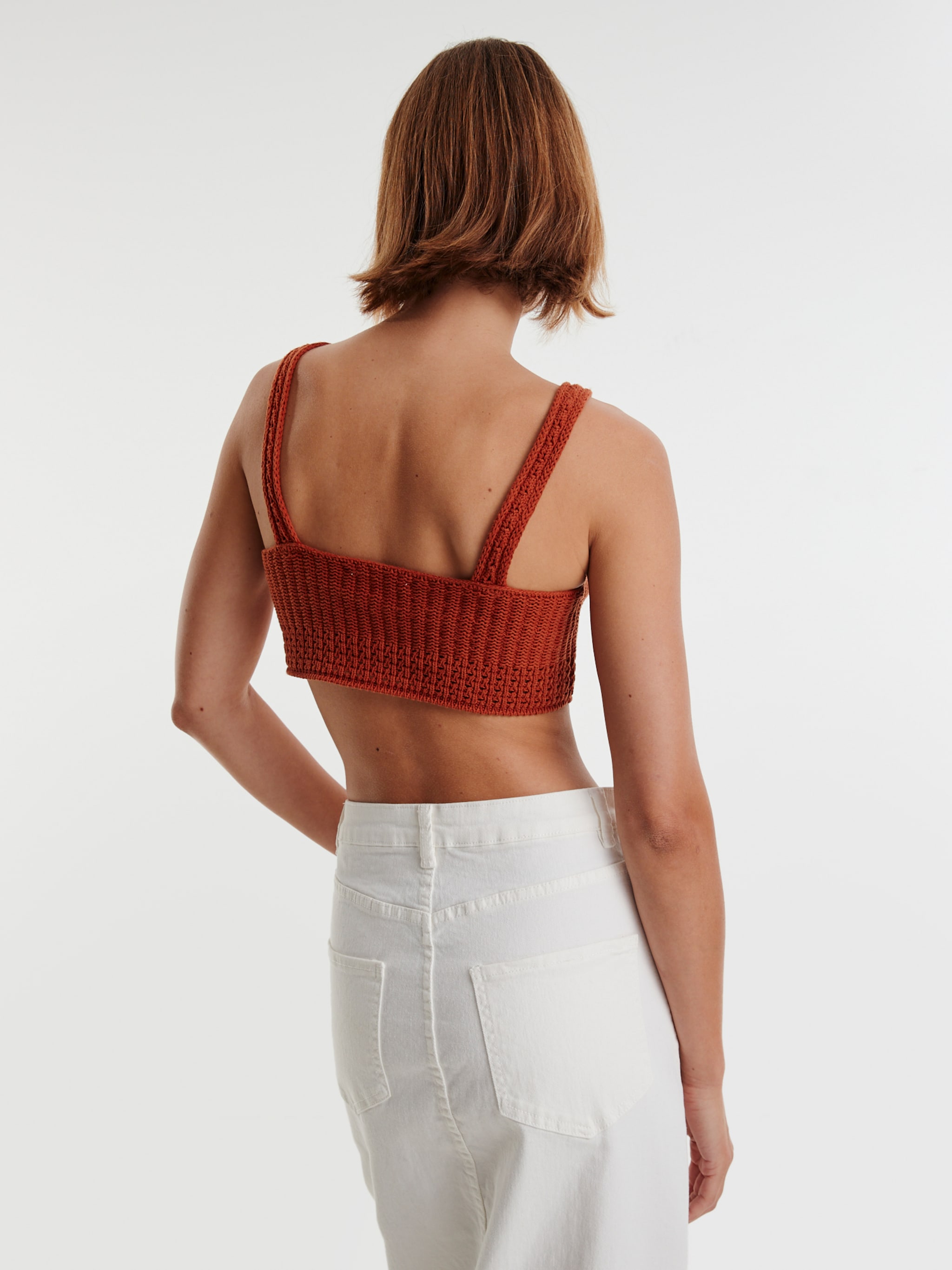 EDITED Producten Top 'Gillian' Bruin