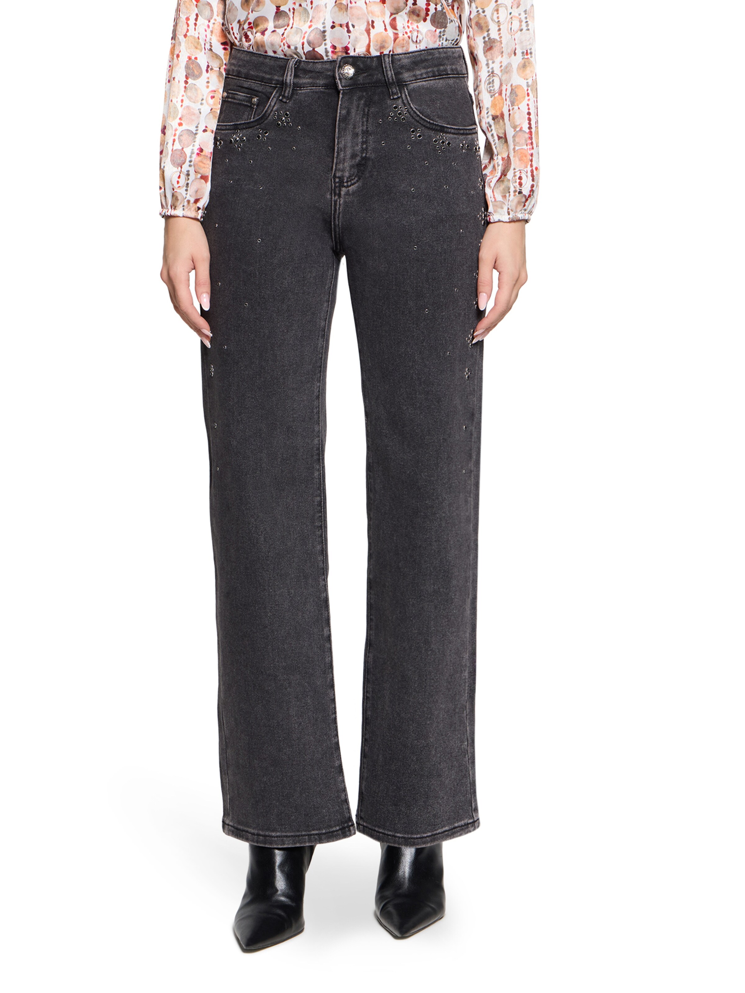 Regular Jean Cartoon en gris : devant