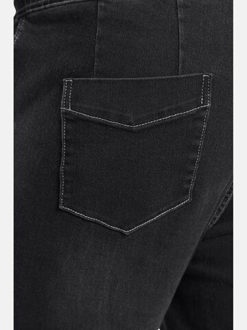 Charles Colby Loosefit Schlupfjeans ' Baron Tecel ' in Schwarz