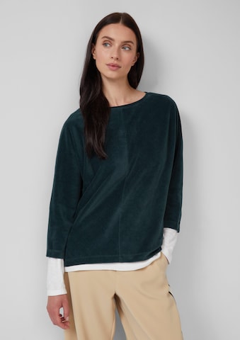s.Oliver Sweatshirt in Grün: Vorderseite