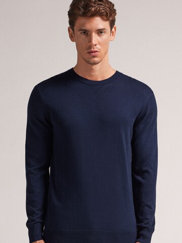 IUMAN Intimissimi Uomo Pullover in Blau