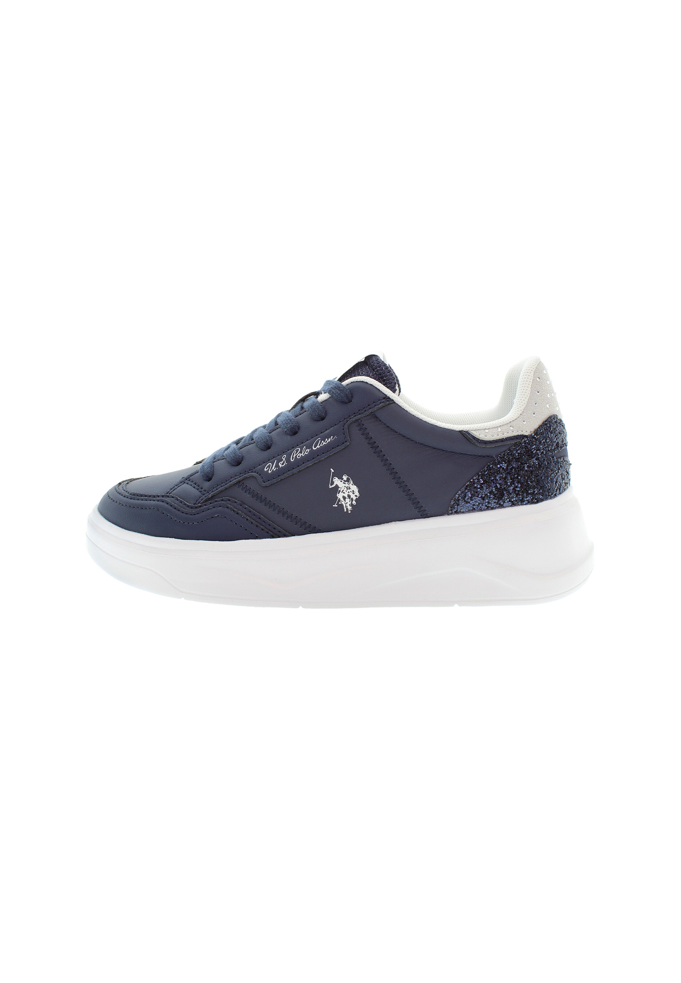 U.S. POLO ASSN. Sneakers laag 'GINGER002W/5YT1' in Blauw: voorkant