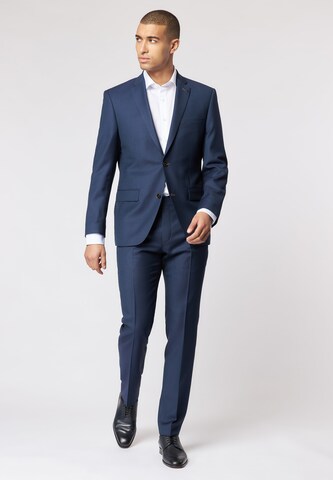 ROY ROBSON Regular Pleat-Front Pants in Blue