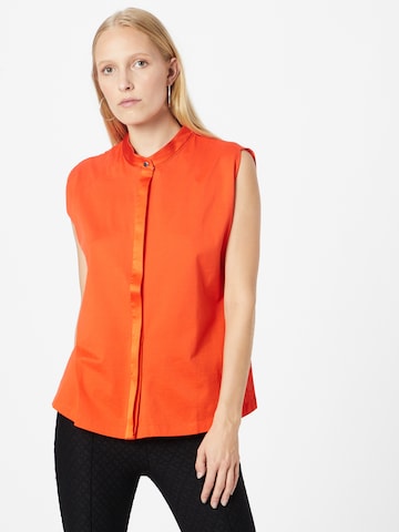 BOSS - Blusa 'Ejica' en naranja: frente