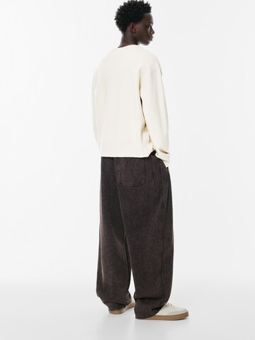 Pull&Bear Pullover i hvid