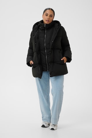 KAFFE CURVE Between-Season Jacket in Black