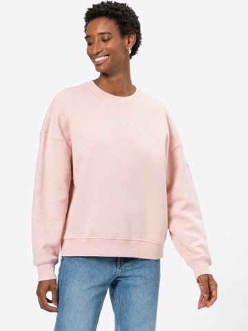 FILA Athletic Sweatshirt 'NESSA' in Pink: front