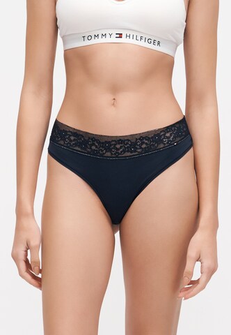 Tommy Hilfiger Underwear Tangice | modra barva: sprednja stran
