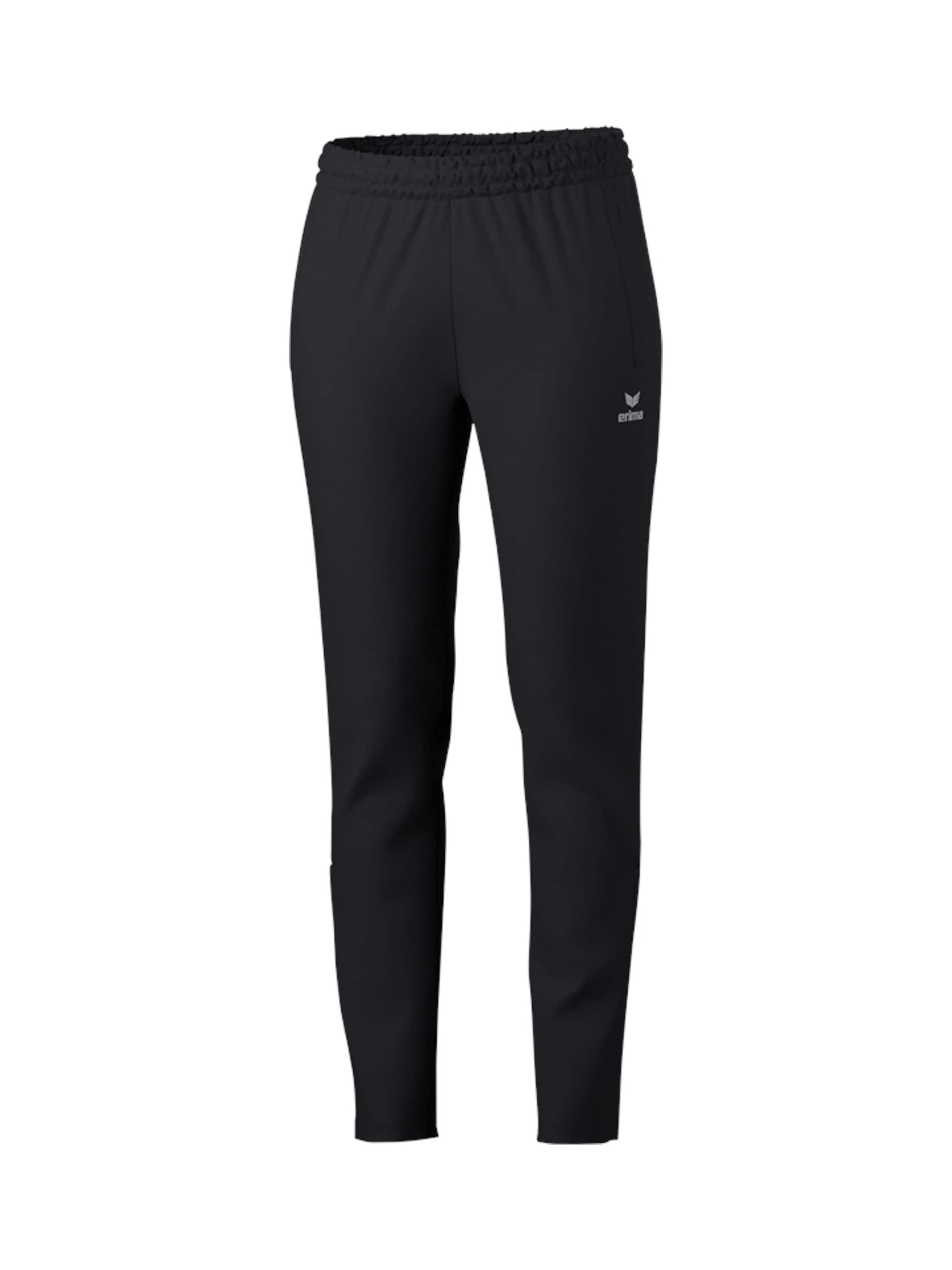 ERIMA Tapered Hose in Schwarz: Vorderseite