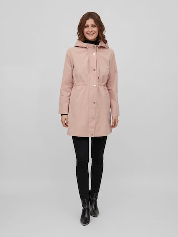 Vila Petite Between-Seasons Parka in Pink