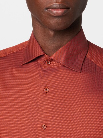 ETERNA Klasický střih Košile – oranžová