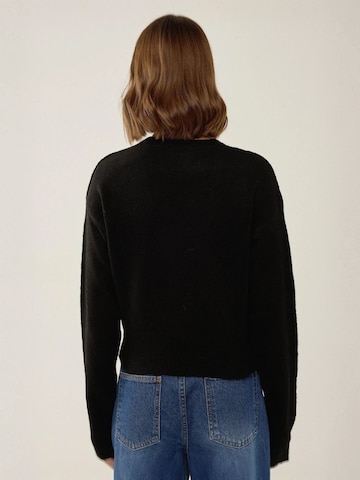 Hiccup Strickjacke in Schwarz