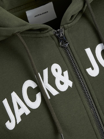 JACK & JONES Sweatjacke in Grün