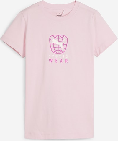 PUMA Функционална тениска в розово / бледорозово / бяло, Преглед на продукта