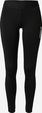 ADIDAS TERREX Regular Sportbroek 'Xperior' in Zwart: voorkant