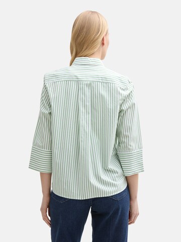 TOM TAILOR Bluse in Grün