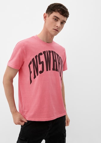 QS T-Shirt 'Jamule' in Pink: predná strana