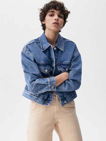 Veste mi-saison Pull&Bear en bleu : devant