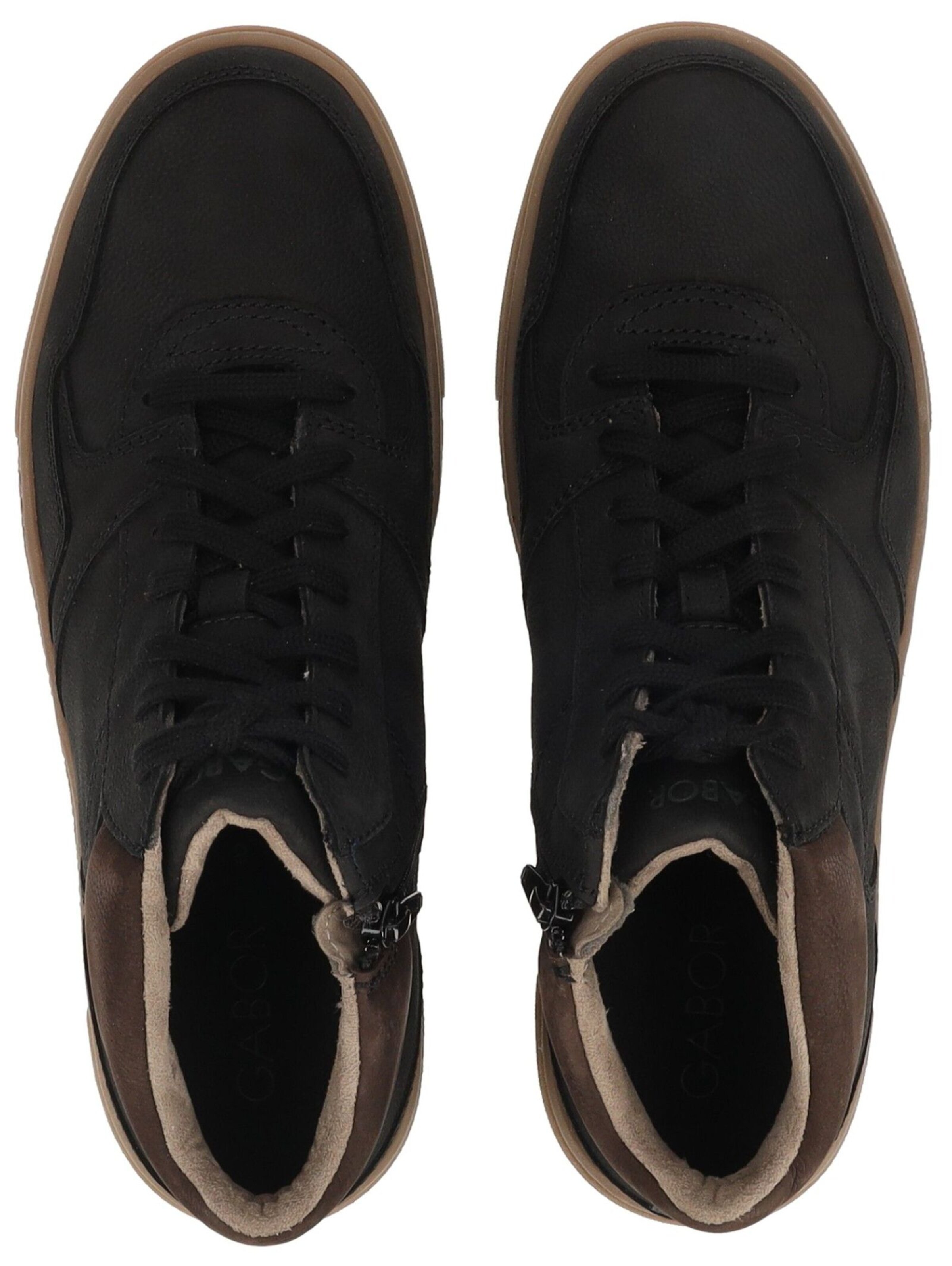 GABOR High-Top Sneakers in Black