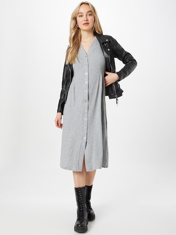 Wallis Curve Dress in Grey