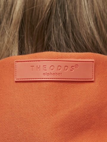 THE ODDS Pullover 'Hoodie/ alphabet' i orange