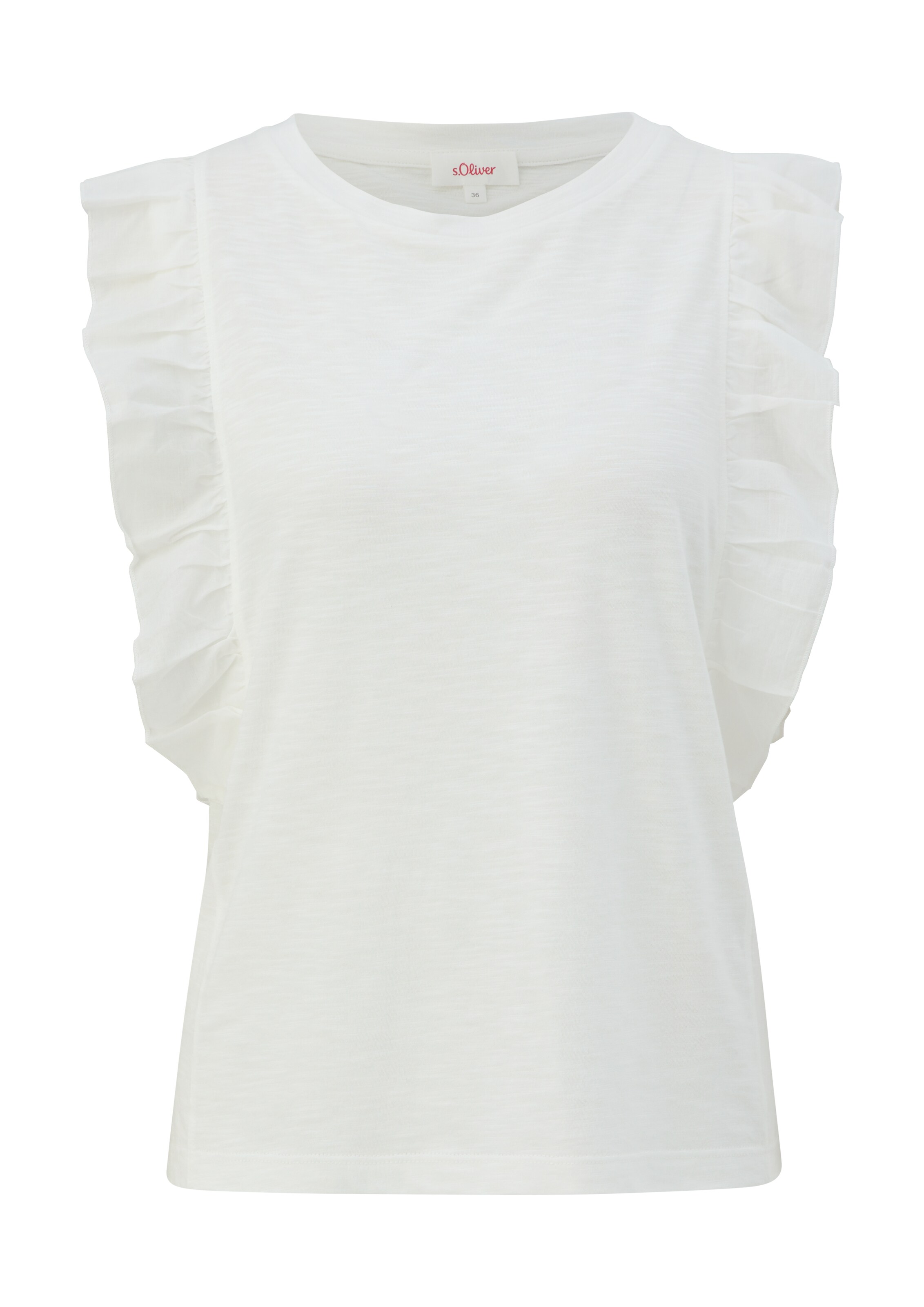 s.Oliver Bluse in Beige: Vorderseite