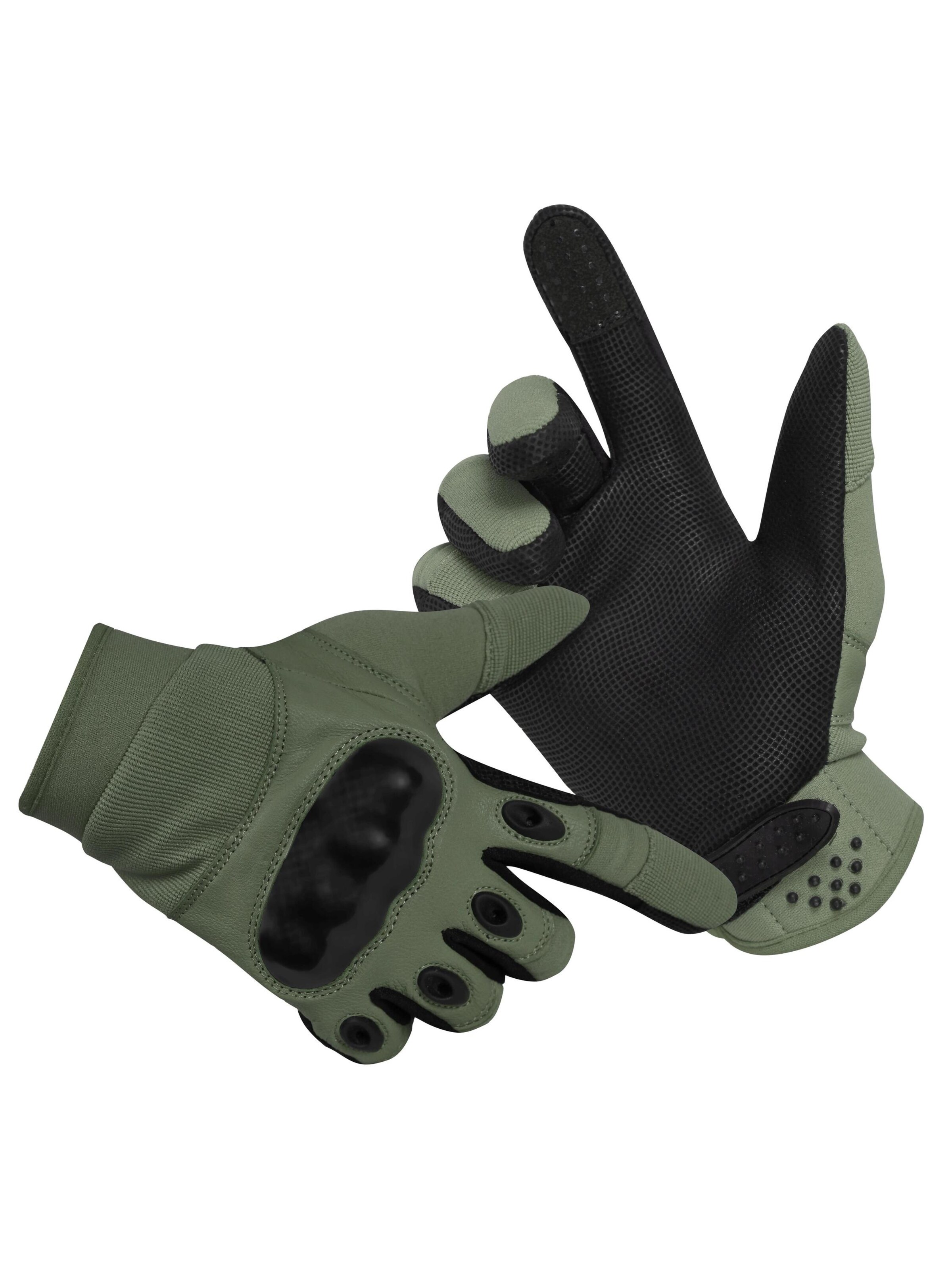 normani Fingerhandschuhe ' Delta Force ' in Grün: Vorderseite