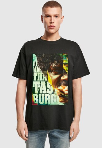 Merchcode Shirt 'Pulp Fiction - Kahuna Burger' in Schwarz: Vorderseite