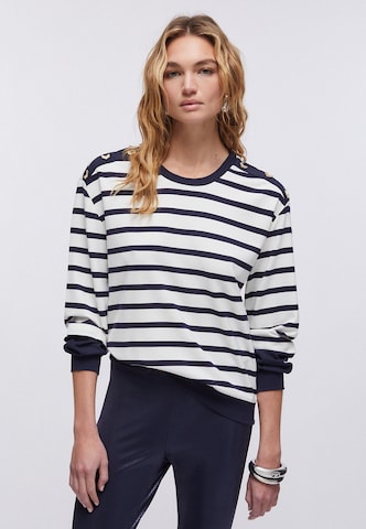 Sweat-shirt Liu Jo en bleu : devant