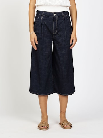 Gang Loosefit Jeans '94WANDA CULOTTE ' in Blauw: voorkant