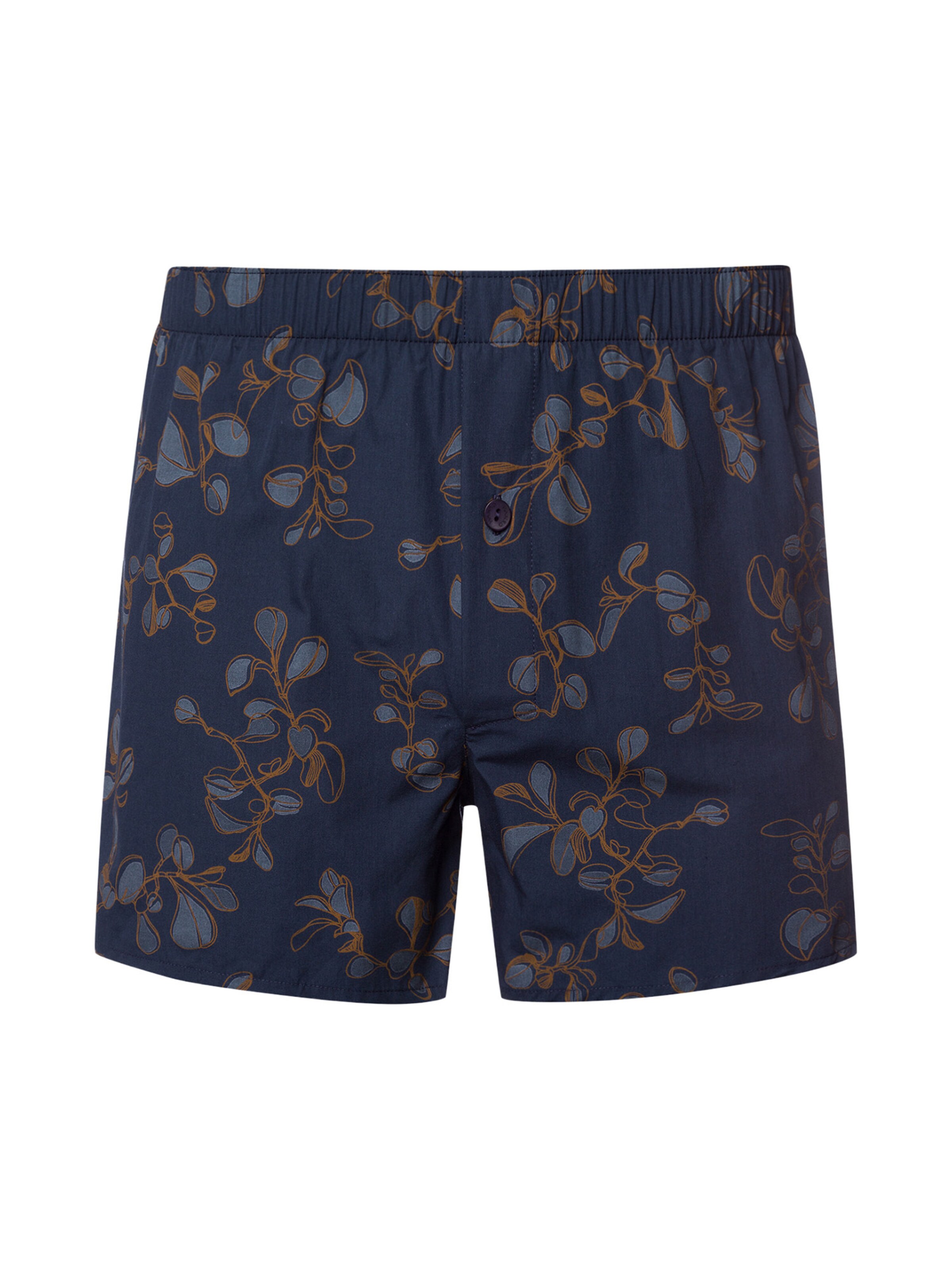 Hanro - Boxers ' Fancy Woven ' em azul: frente