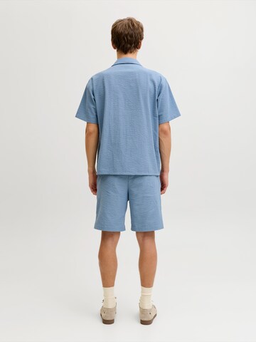 Fit confort Chemise 'JREBHAVEN' JJ Rebel en bleu