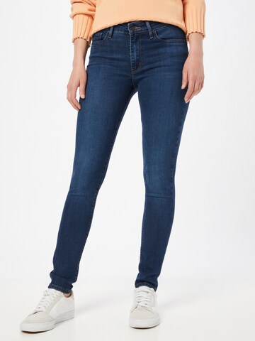 LEVI'S ® Skinny Jeans '711 Skinny' in Blauw: voorkant