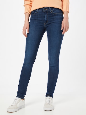 LEVI'S Jeans '711 SKINNY DARK INDIGO - FLAT FINISH' in Blue: front
