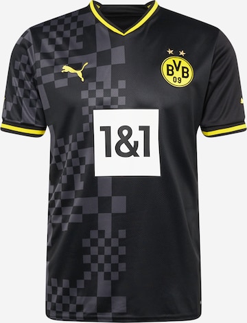 PUMA Tricot 'Borussia Dortmund 2022/2023' in Zwart: voorkant