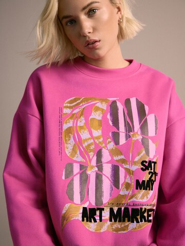 Next Свитшот в Ярко-розовый