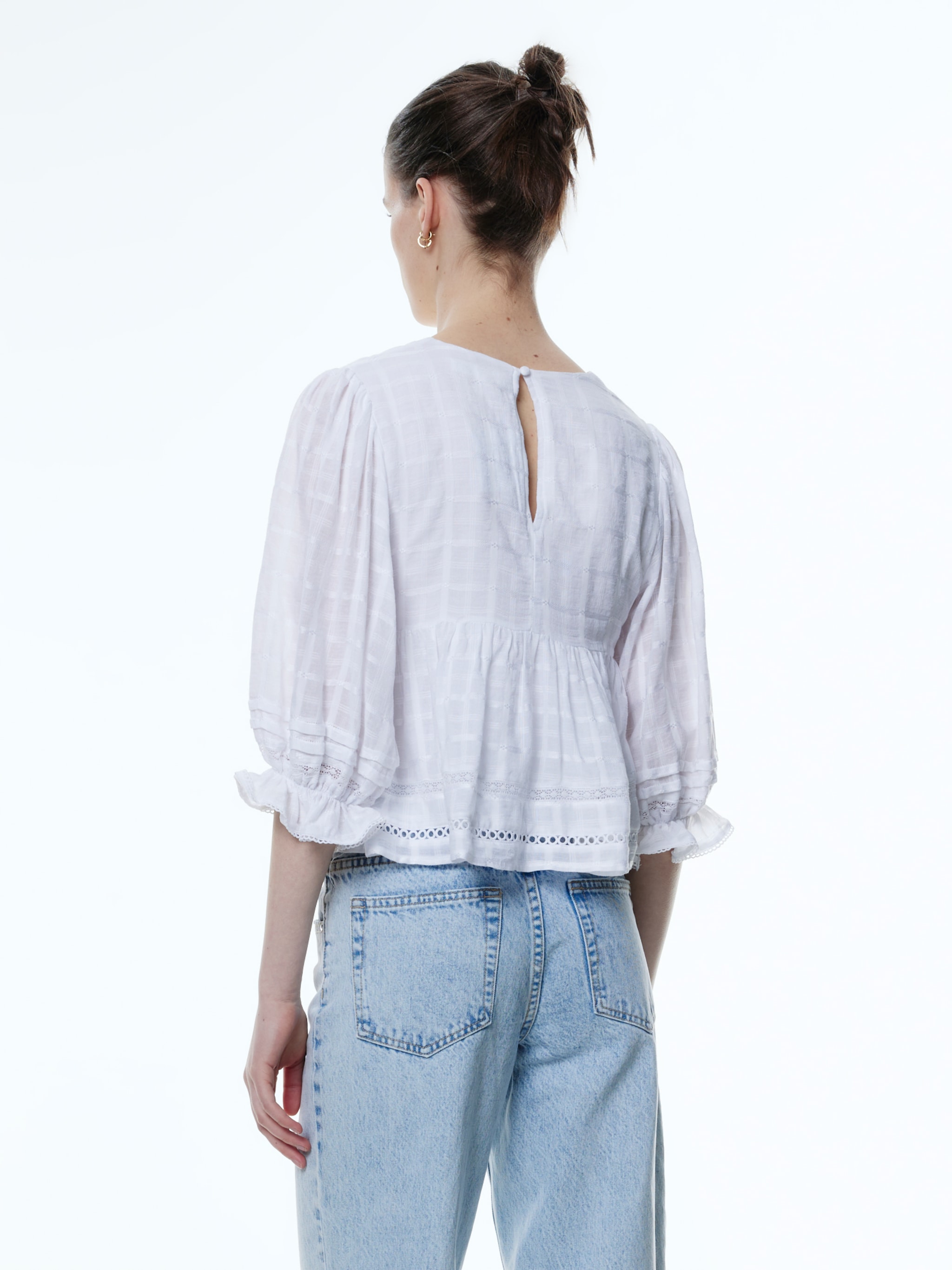 EDITED Producten Blouse 'Alyssa' Wit