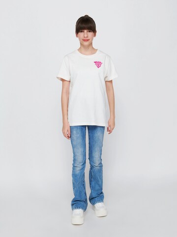 ABOUT YOU x StayKid T-shirt 'PEACE' i vit