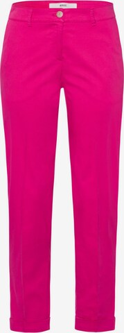 BRAX Pleated Pants 'Maron' in Pink: front