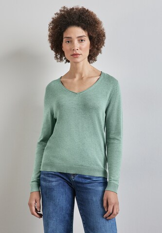 STREET ONE Pullover in Grün: Vorderseite