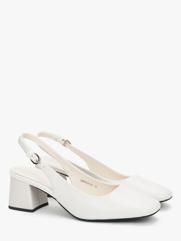 Estro Slingpumps '6022-1' in Beige