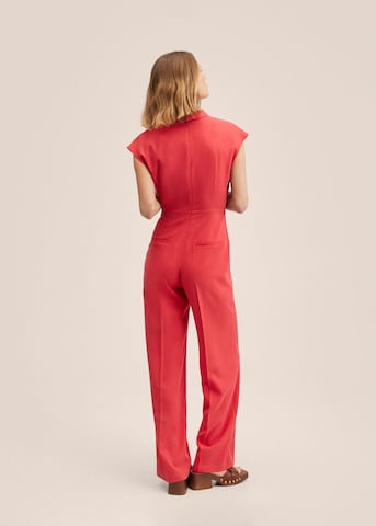 MANGO Jumpsuit 'roka' in Rood