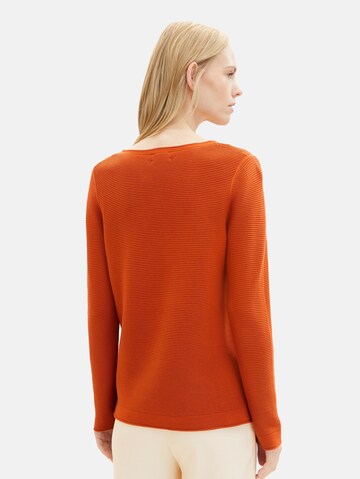 TOM TAILOR Pullover in Orange