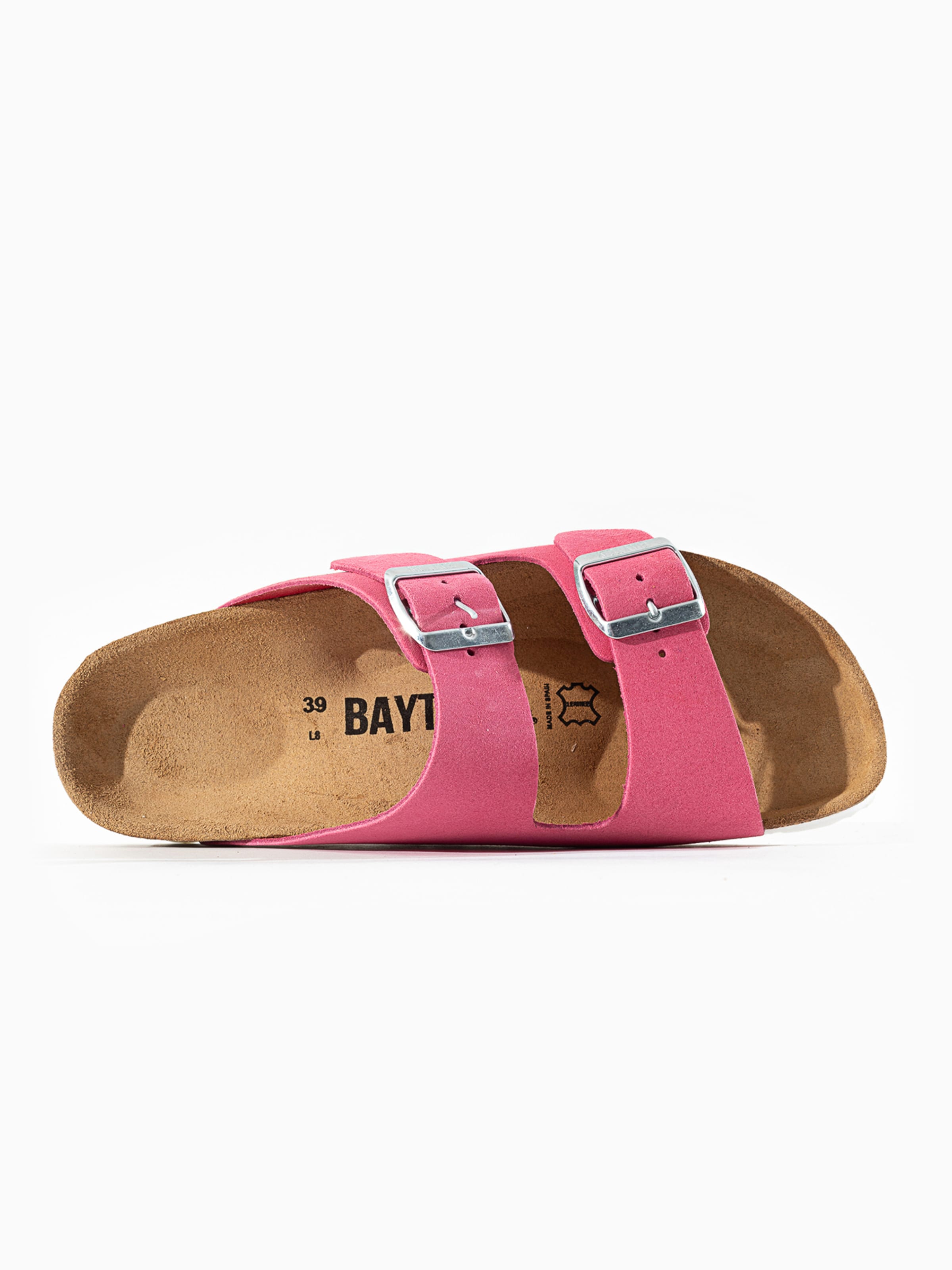 Mule 'Vegan' Bayton en rose : devant