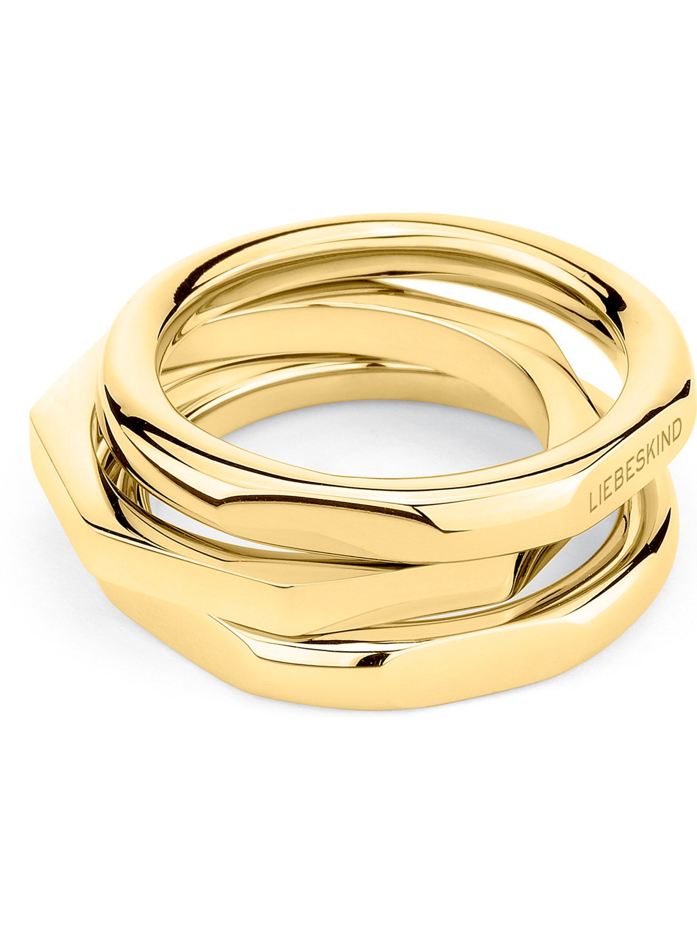 Liebeskind Berlin Ring in Gold: Vorderseite