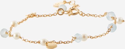 Pernille Corydon Jewellery Bracelet 'Afterglow Sea' in Light blue / Gold / White, Item view