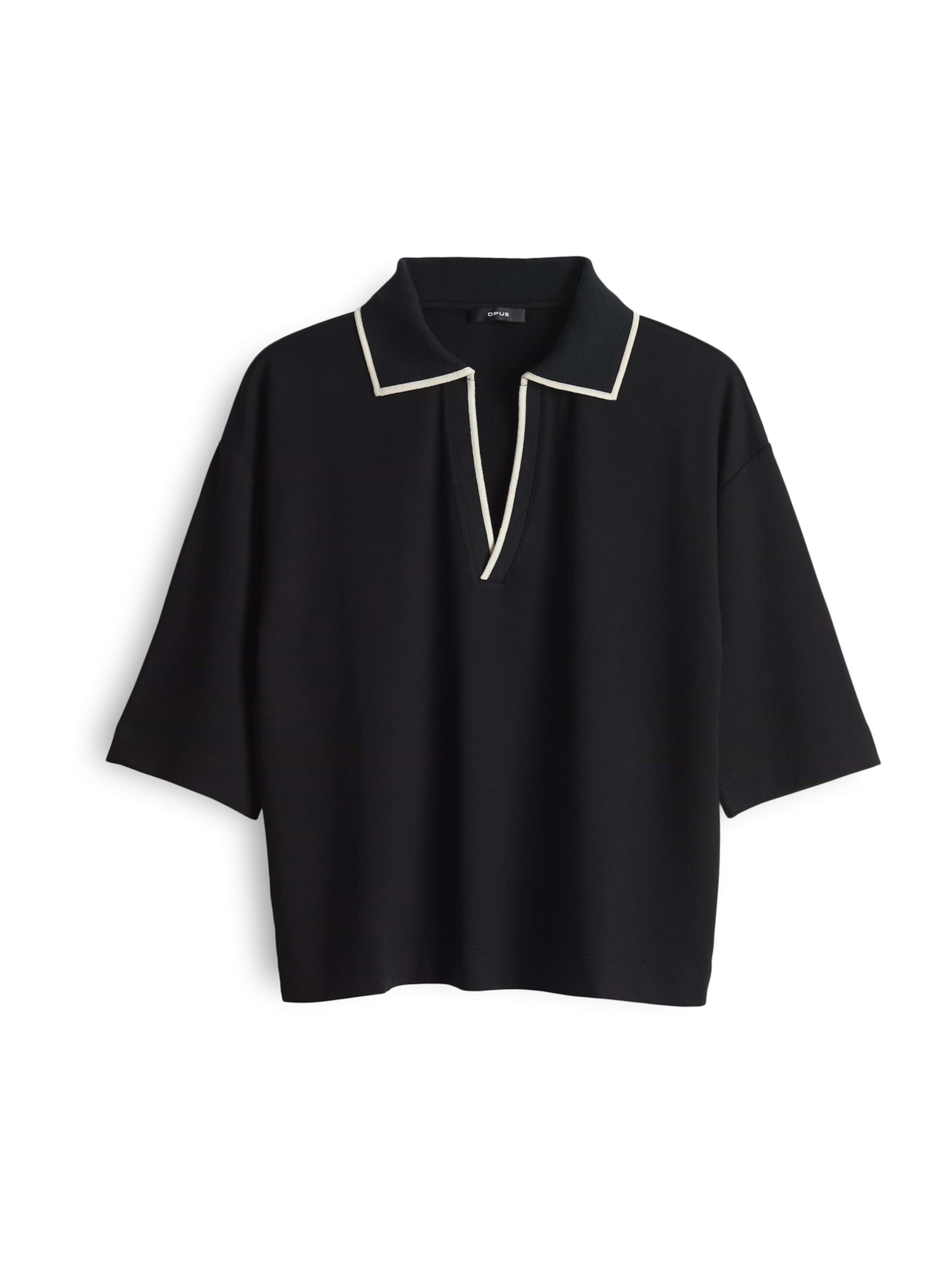 OPUS T-shirt 'Soffice' i svart: framsida