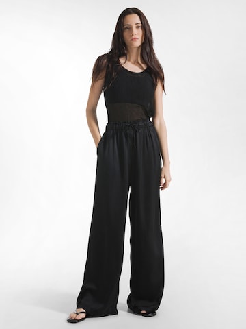 DEHA Wide leg Trousers 'Palazzo' in Black